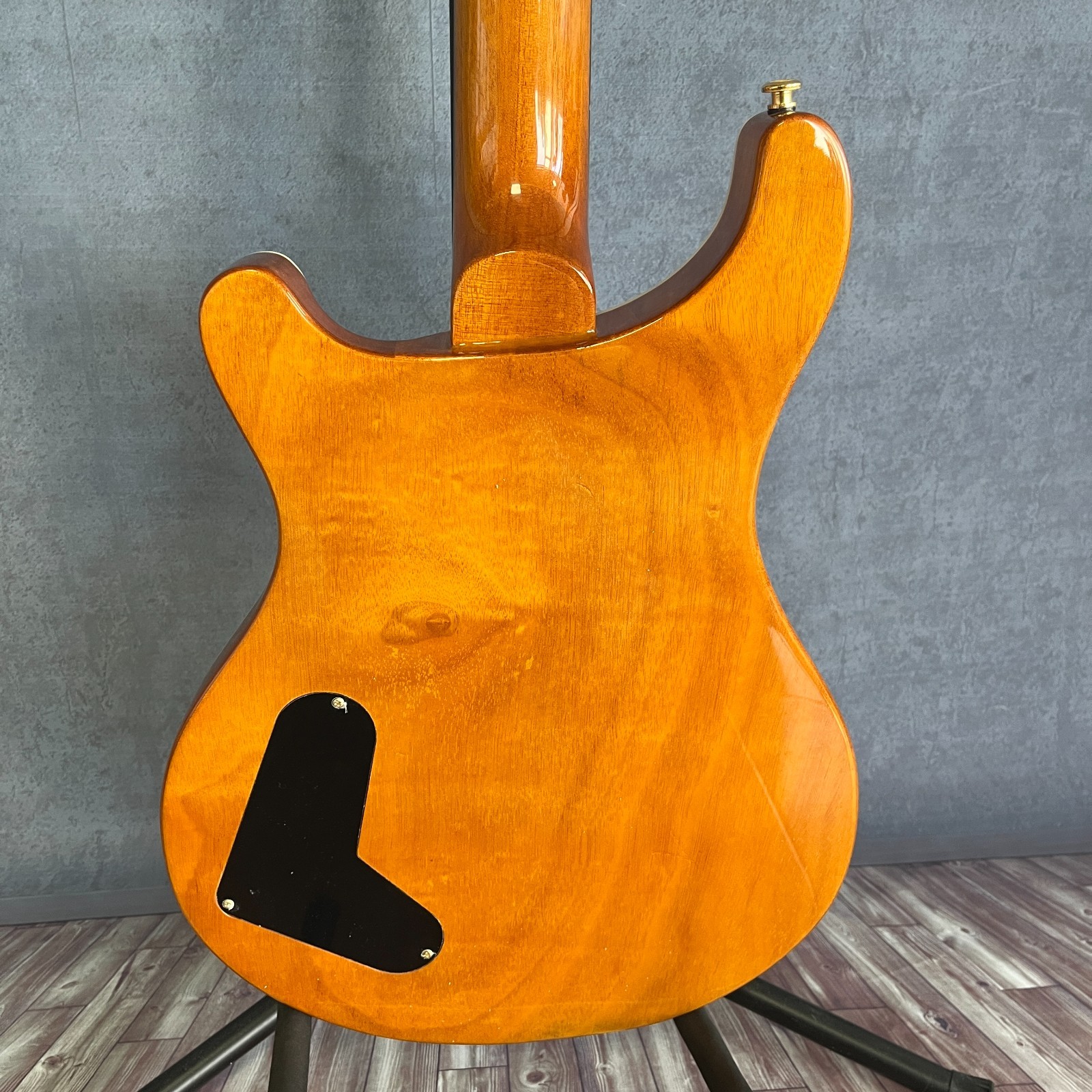 US Warehouse PRS Custom 24 Electric Guitar Blue Flame Top Gold Hardware