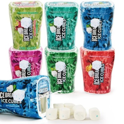 IceCubes Variety Pack - Sugar Free Refreshingly Cool IceCubes Gum of Peppermi...