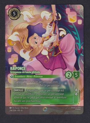 Lorcana - Rapunzel - Höhenklettererin - MINT/NMINT - FR - FOIL