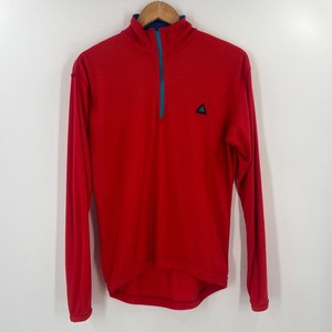 90s Nike ACG Thermax 1/4 Zip M Red Gorpcore Ski Layer Made in USA