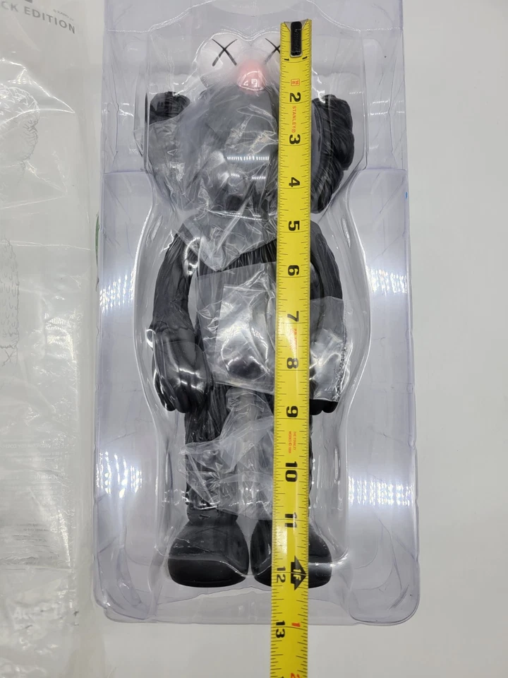 Kaws BFF Open Edition Vinyl 13" Figure - Black - Image 4 of 4