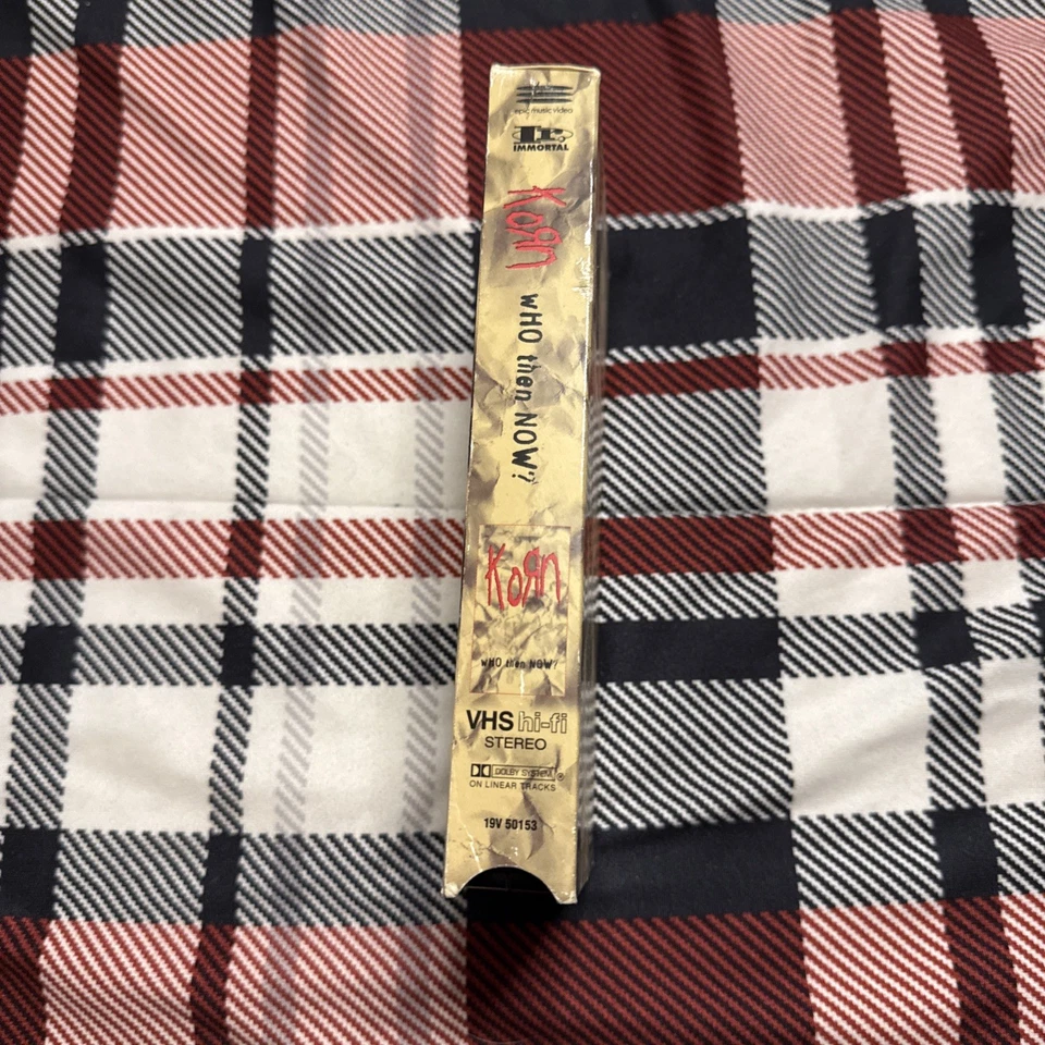 Korn - Who Then Now VHS 1997 w/ Parental Advisory Explicit Content Warning V4 - Image 3 of 4