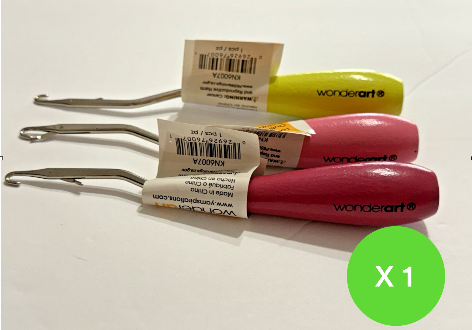 Wonder Art Latch Hook Tools - NEW - Various Colors, Quantity Discounts!