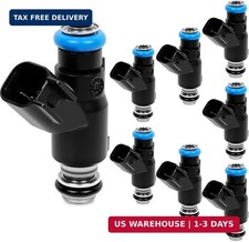 Fuel Injectors Set Of 8 Compatible With Chevy 2010-2017 Express Silverado Suburb Fuel Injectors Set Of 8 Compatible With Chevy 2010-2017 Express Silverado Suburb