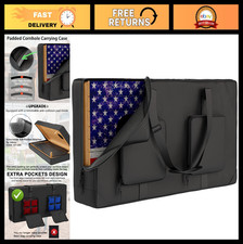 Heavy-Duty Cornhole Carrying Case for 4' x 2' Boards  Padded Storage Bag, Extra