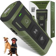 Dog Bark Deterrent Device Ultrasonic Anti-Barking Devices Up to 50FT Long Ran...