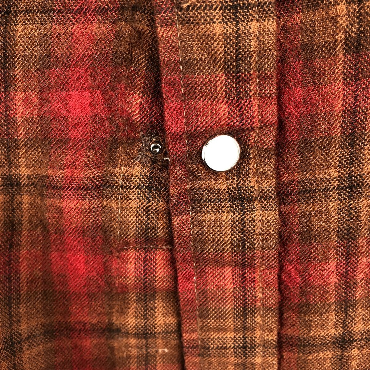 Vintage Pendleton Epic Check Pattern Wool Western… - image 9