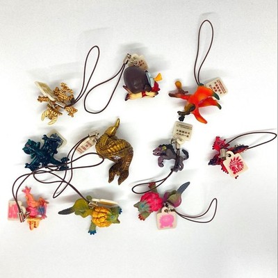 Monster Hunter Mascot Keychain Set Roar of the Dragon 10 Figures Collectible