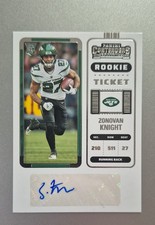 2022 Panini Contenders - Rookie Ticket Zonovan Knight #179 (AU, RC)