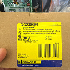 Square D QO230GFI 30A 2-Pole 120/240V Plug-In GFCI Circuit Breaker