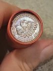 Xf/Au Toned 1901 Indian Head &1881 3 Cent Nickel Ends Of Lincoln Wheat Cent Roll