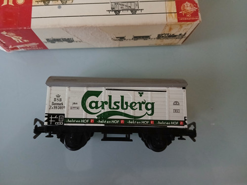 Fleischmann 5025 Carlsberg Waggon HO Waggon - im Teilkarton - kein ROCO Märklin | Zustand: Used