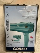 Conair Cord-Keeper Hair Dryer – 1875W, Compact, Retractable Cord