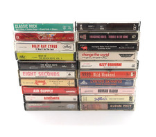 70s, 80s, 90s Rock, Pop, New Wave,  Power Ballads Cassette Collection You Pick