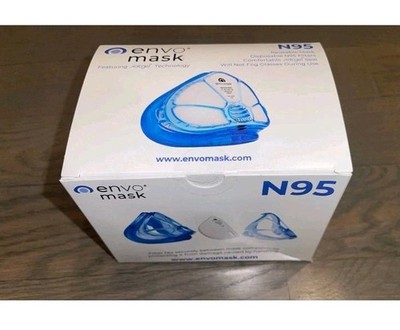 New Envo Mask Respirator Envomask Case Gel And 5 New Filter Pads, P/N 70950