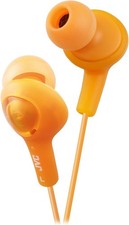 JVC HAFX5D Gumy Plus Inner Ear Headphones Orange One Size, Orange