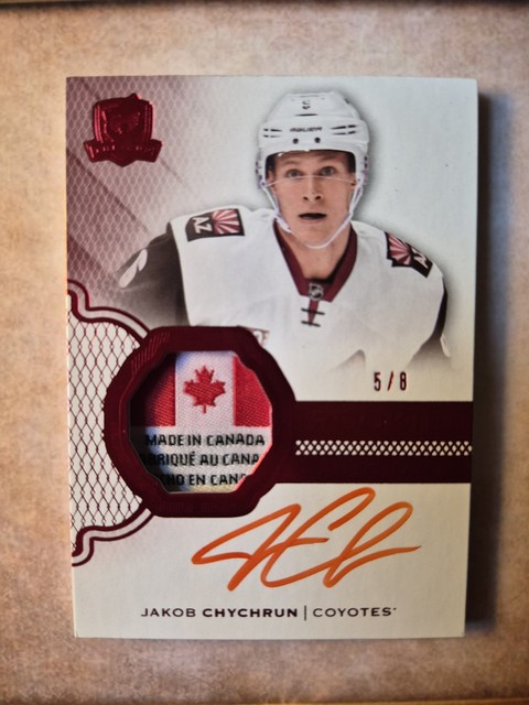 2016-17 The Cup Jakob Chychrun RPA Auto Tag Patch /8 Rookie Made In Canada