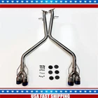 Burn Exhaust Muffler Axle Back Quad Tips for Lexus IS200t IS300 IS350 2017-2020