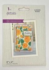 Crafter's Companion Garden Rose Embossing Folder 6" x 4" NEW