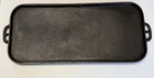 Vintage Wagner Cast Iron Griddle No. 8 Sidney Double Handle Flat Top Pan