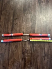 ATA 10” Padded Training Nunchucks Martial Arts Taekwondo Karate Red