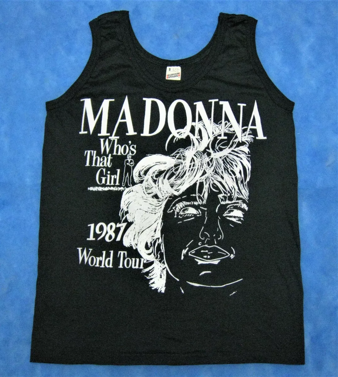 マドンナ ヴィンテージTシャツ world tour 1987 オフィシャル-