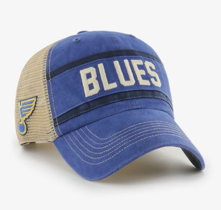 St. Louis Blues '47 Brand hat cap Juncture Mesh Trucker snapback new  adjustable