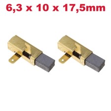 2x Kohlebürsten 6,3x10x17,5mm für Festool TS55 TS55Q TS55EBQ TS55REBQ TS75