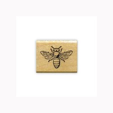 Honey Bee mounted rubber stamp, summer bug 9
