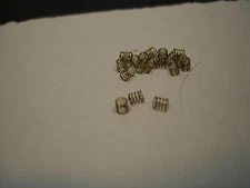 10PR REPRODUCTION H.O SCALE COPPER PICK UP SHOE SPRINGS FITS T-JET 500 & AURORA