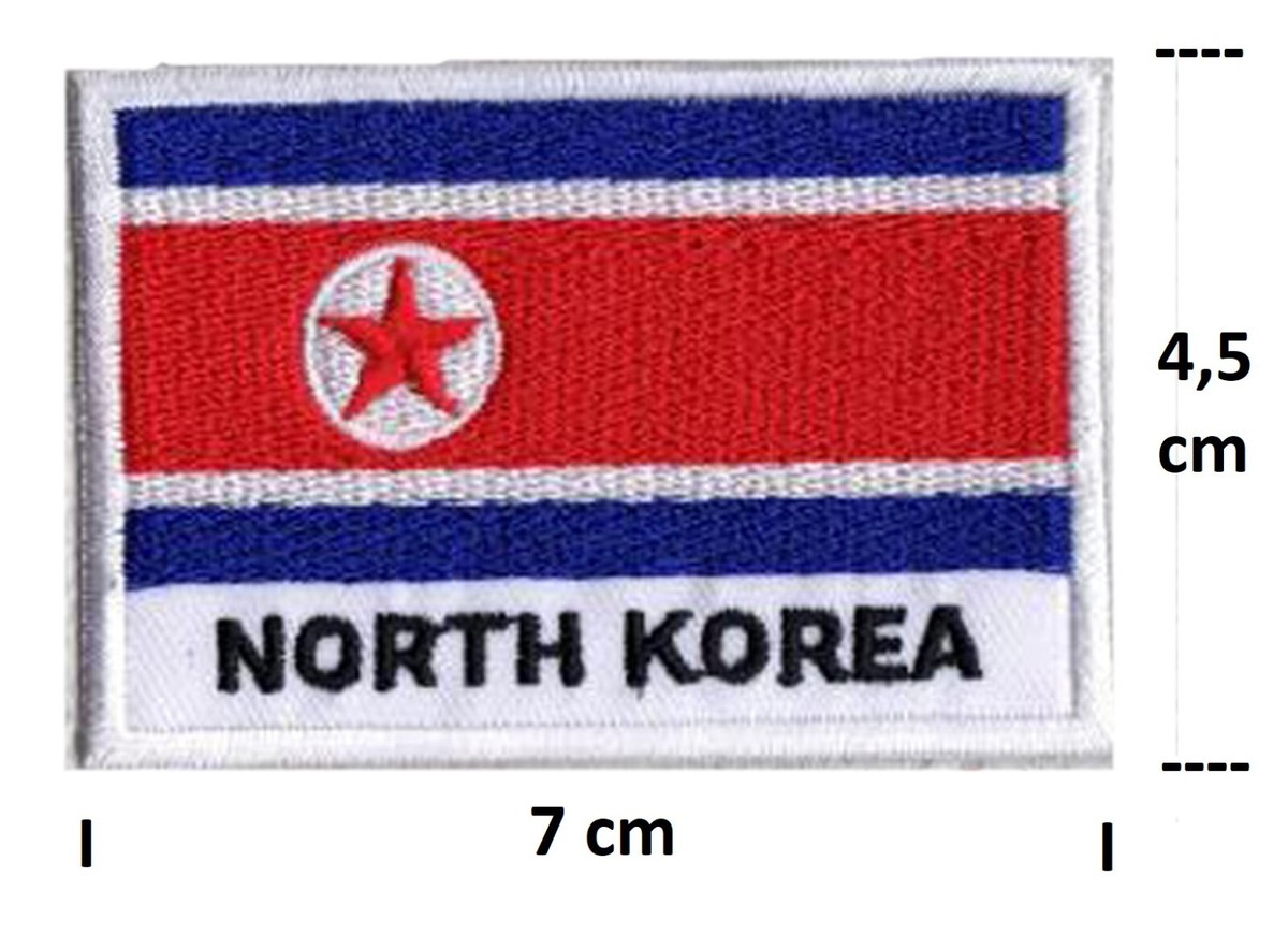 Ecusson A Coudre Ecusson Pays Patch Corée Du Sud Brodé - 7x4.5cm - Polyester - À Coudre Patch Ecusson Pays Du Monde Ecusson Crs - Foto 3