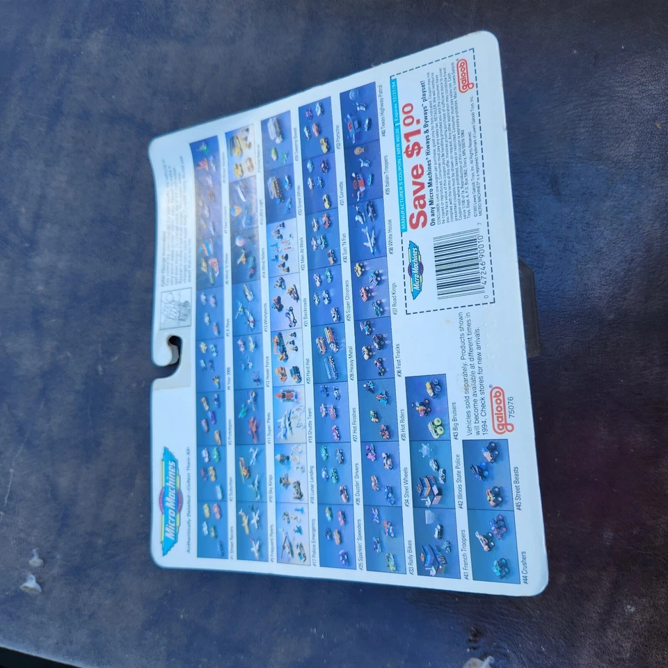 Micro Machines #10 Sky Kings Nuevo en Paquete Skyliners Raro 1994 planeador nave estelar Bell C44 Foto 2 de 2