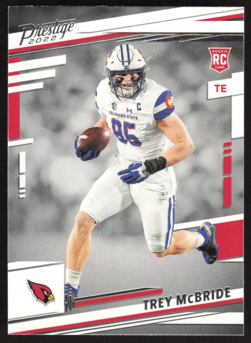 2022 Panini Prestige Trey McBride RC #327 Arizona Cardinals