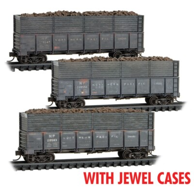 #ad Micro Trains N Scale 40#x27; Beet Load Gondola 3 Pack Northern Pacific 98302248 $91.47