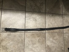 Unisex 34 Braided Leather Belt.