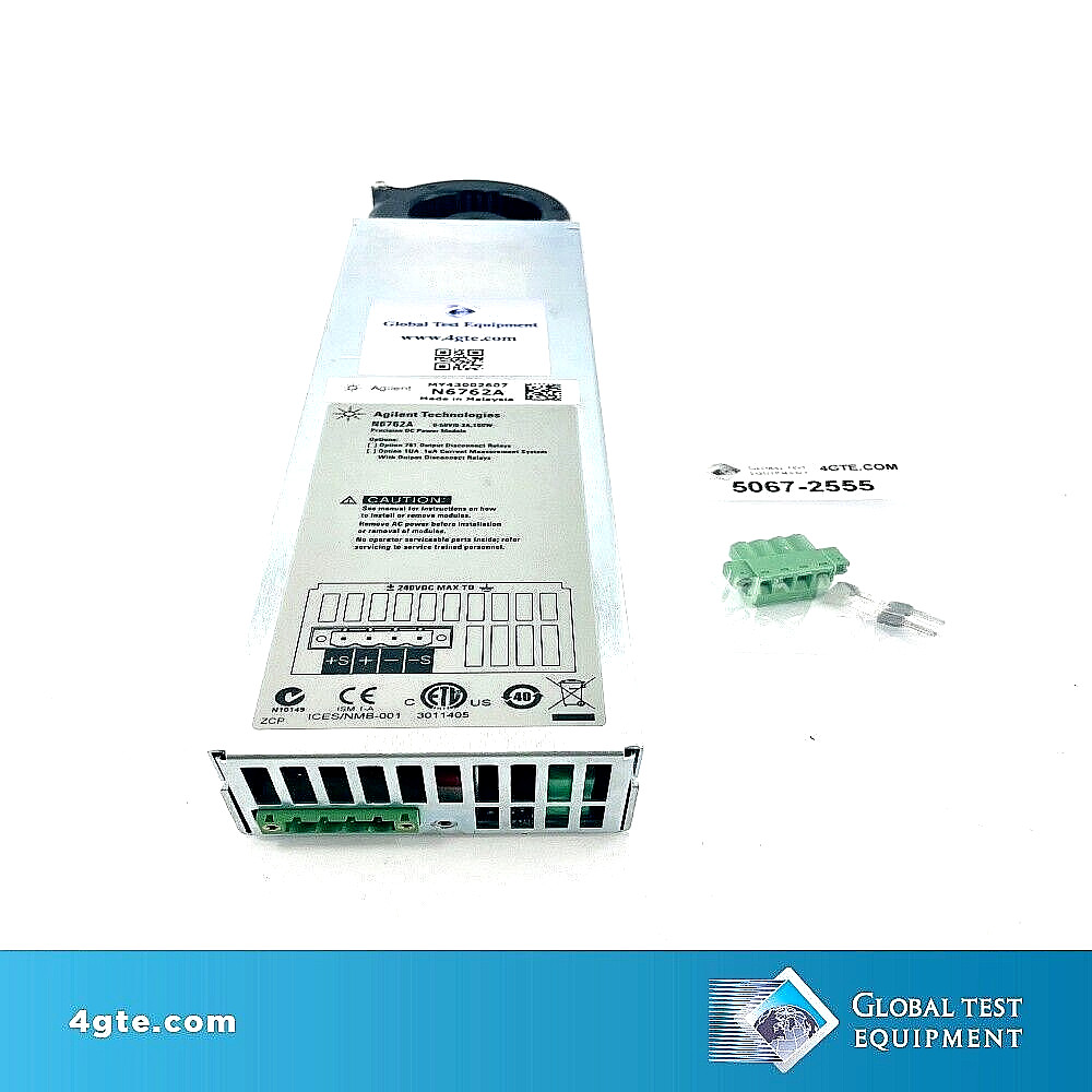 Keysight N6762A Calibrated - Precision DC Power Module, 50V, 3A, 100W