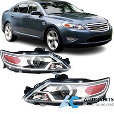 For 2010 2011 2012 Ford Taurus Halogen Headlights Assembly Chrome Housing Amber For 2010 2011 2012 Ford Taurus Halogen Headlights Assembly Chrome Housing Amber