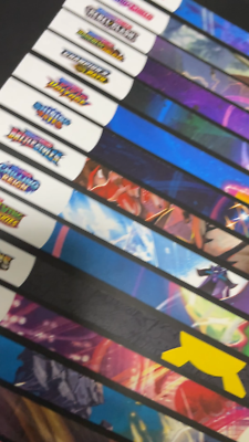All SWSH sets Pokemon TCG - Binder spines for 1/2