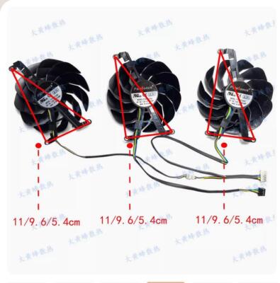 For GALAX RTX3060 3070 3070ti 3080 3080ti 3090 Metal Master Graphics Card Fan ~~