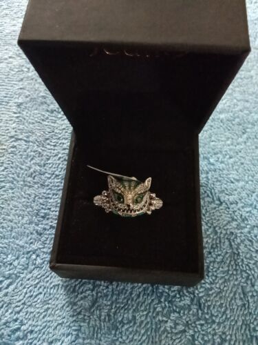 Disney's Alice In Wonderland Jeulia Silver Cheshire Cat Ring Size 10.5