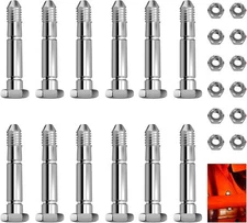Braveboy 12 Pack Snowblower Shear Bolts 51001500-2-1/8" x 5/16" 51001500... 