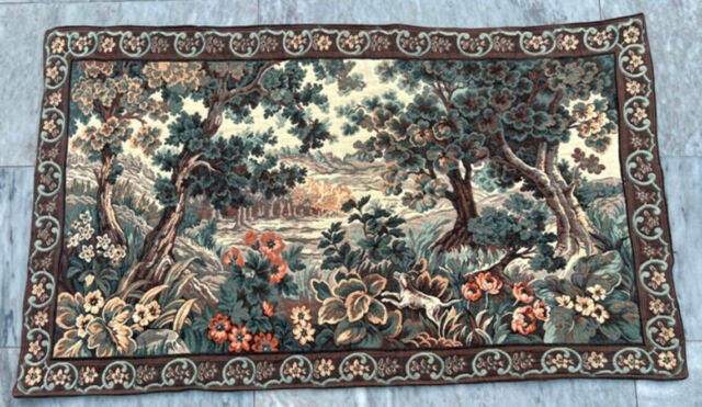 2x3 FtVintage French Tapestry Royal Pictorial Tapestry Home Decor Tapestry 20874