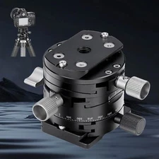New Leofoto G2 GEAR HEAD 3 In 1 Panoramic Geared Ball head Tripod Head BlackPaQO
