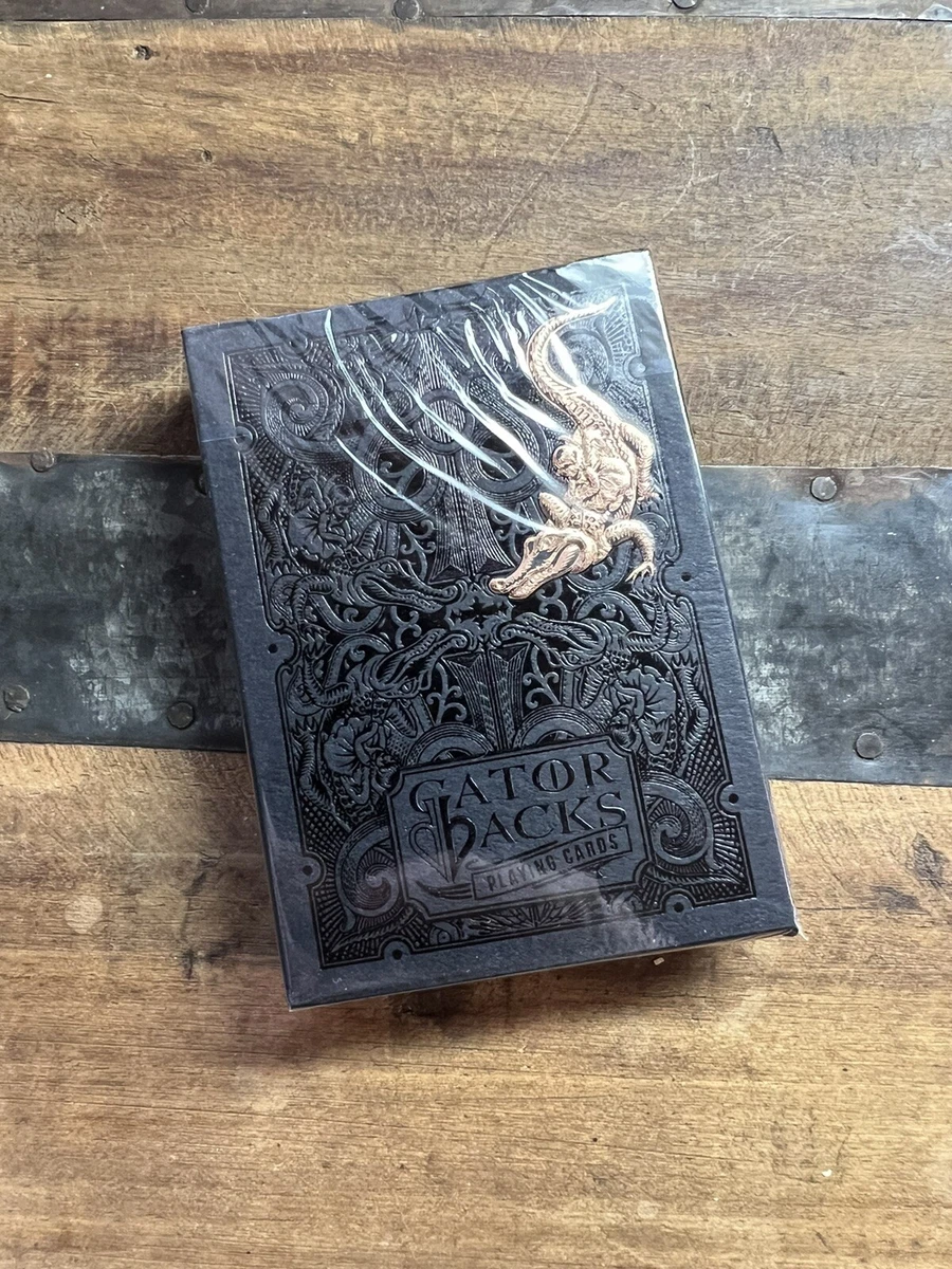Rose Gold Black Gatorbacks Playing Card Deck By David Blaine 7️⃣