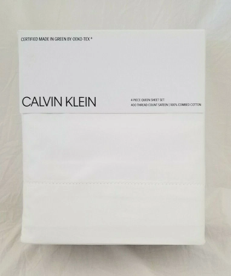 Calvin klein combed cotton sheet set Clearance