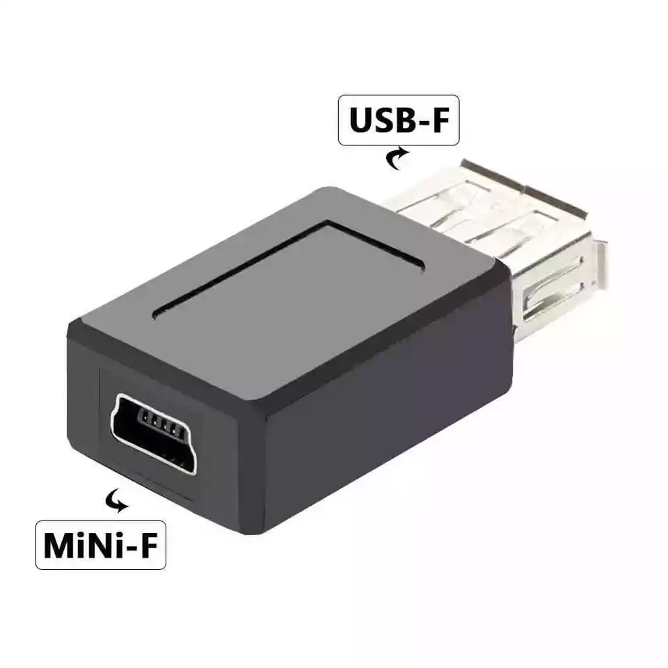 USB 2.0 A Male to Micro USB Female Connector Converter Adapter Cable Lead 0.25m - Image 4 of 4