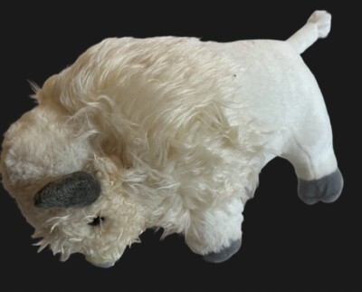 White Buffalo Bison Plush Sacred American Indian School 10  Toy St Labre