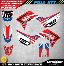 Full Custom sticker Kit fits Honda CRF 110 2019 2020 models SLEEK style decals