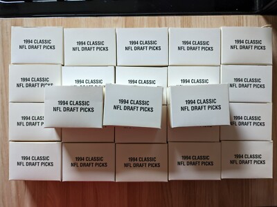 23 SETS- SEALED 1994 CLASSIC NFL DRAFT PICKS Football Box CARDS FACTORY SEALED