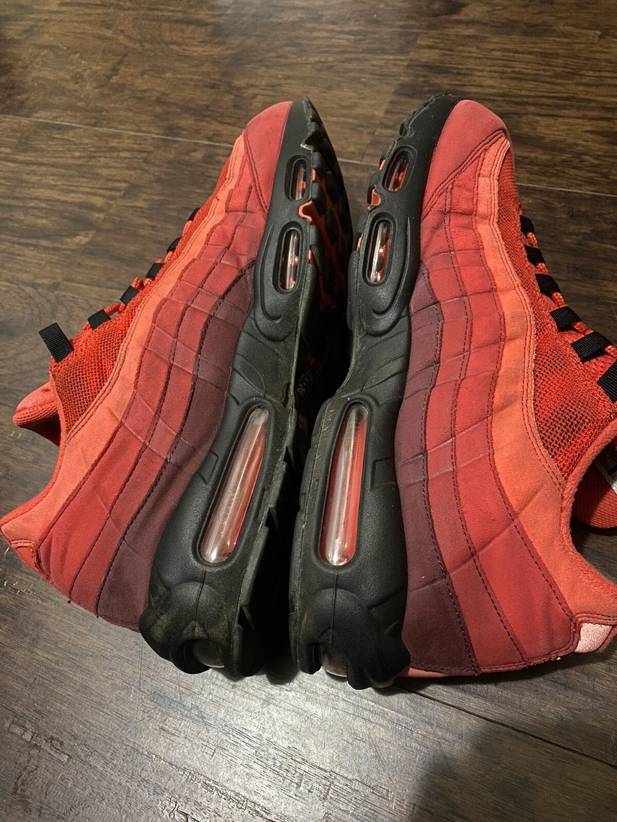 Nike Air Max 95 OG Habanero Red Black AT2865-600 Mens Size 15 Mens